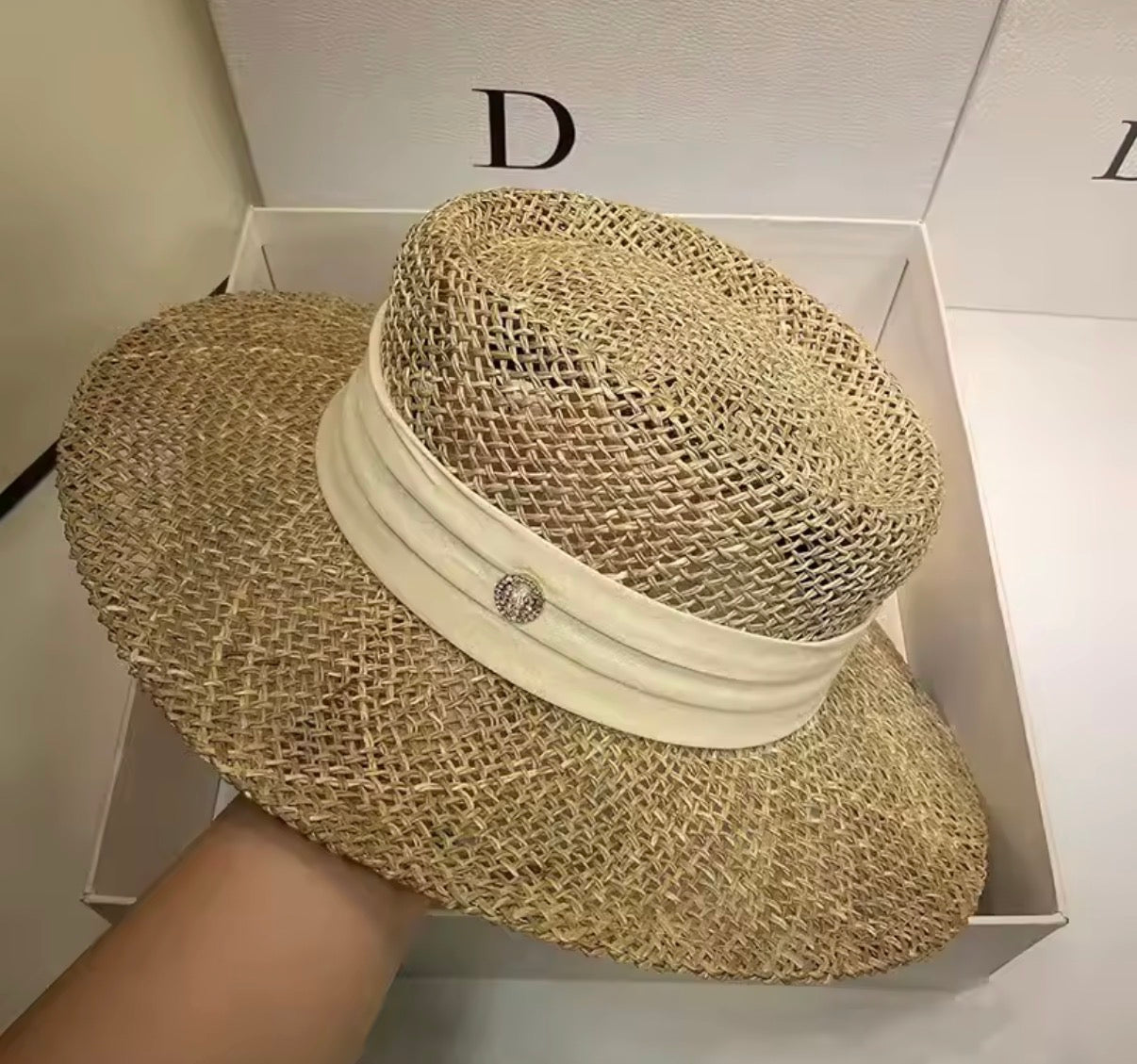 Riviera Ribbon Summer Hat