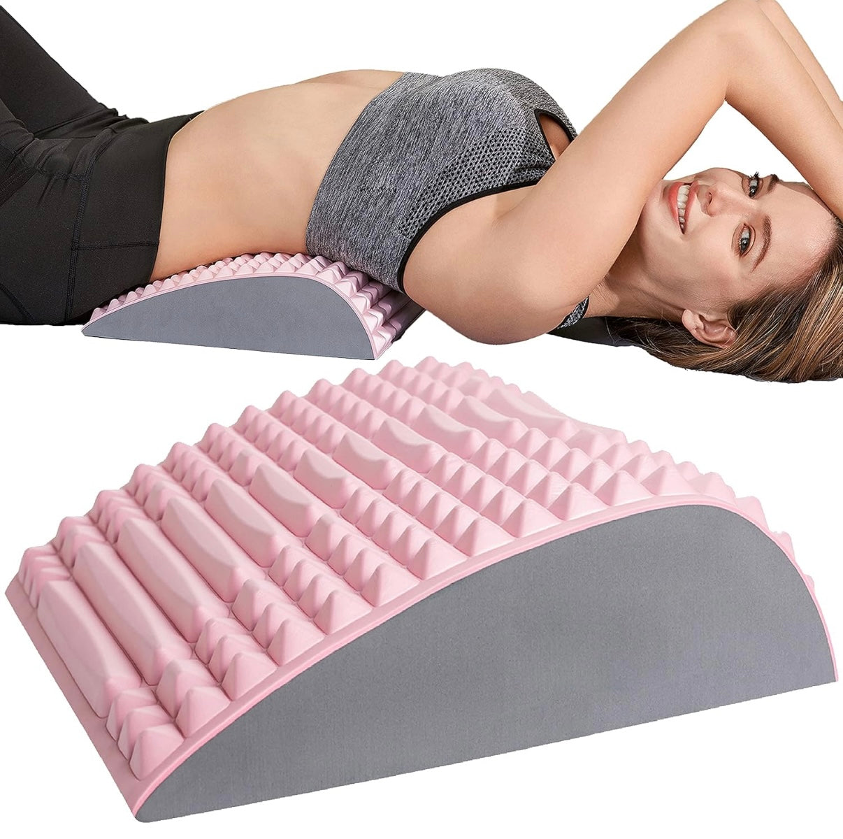 New Lumbar Support Massaging Stretch Yoga Mat