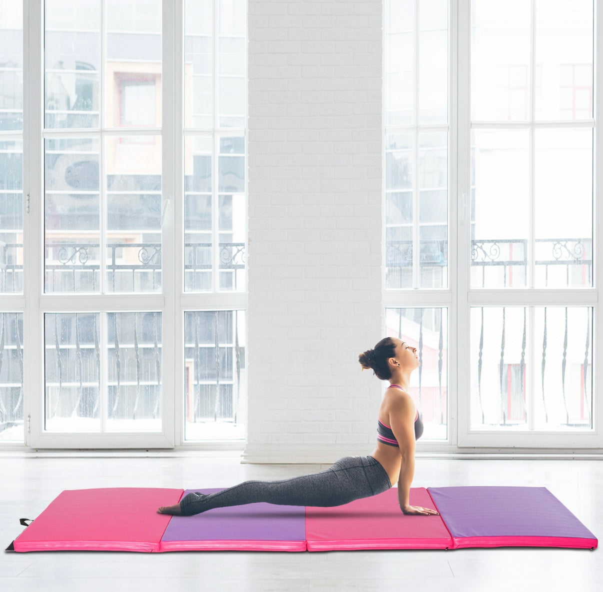 Folding Yoga Mat for Napping and Relaxation
