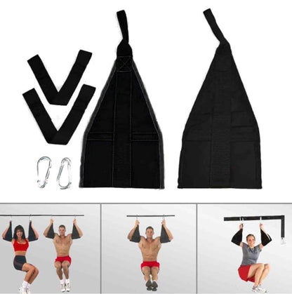 Fitness Hanging Ab Straps for Pull-Up Leg Raises (Pair)