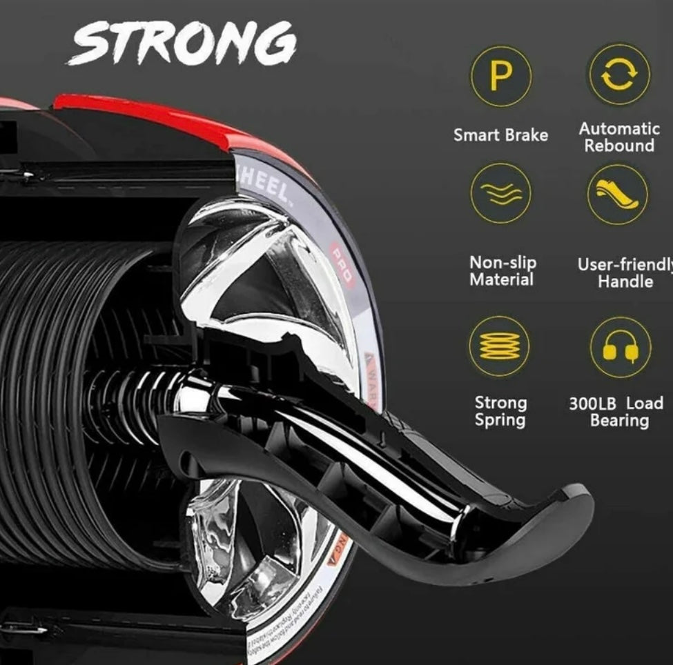 Automatic Resistance Ab Wheel for Beginners (Men/Women)