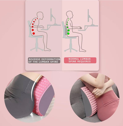 New Lumbar Support Massaging Stretch Yoga Mat