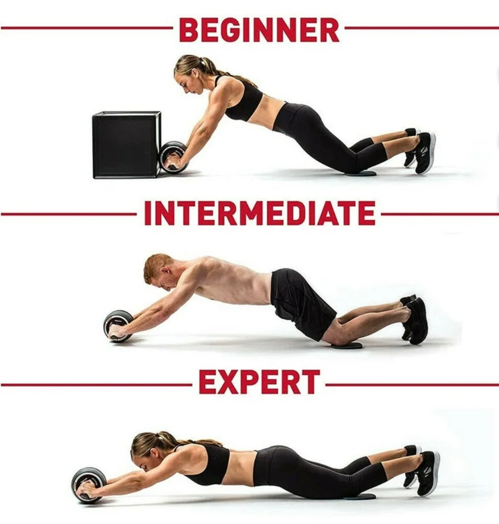 Automatic Resistance Ab Wheel for Beginners (Men/Women)