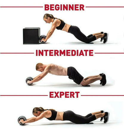 Automatic Resistance Ab Wheel for Beginners (Men/Women)