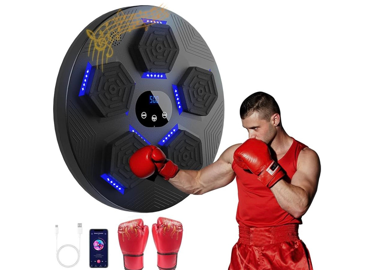 Smart Bluetooth Punching Machine with Light for Home Fitness