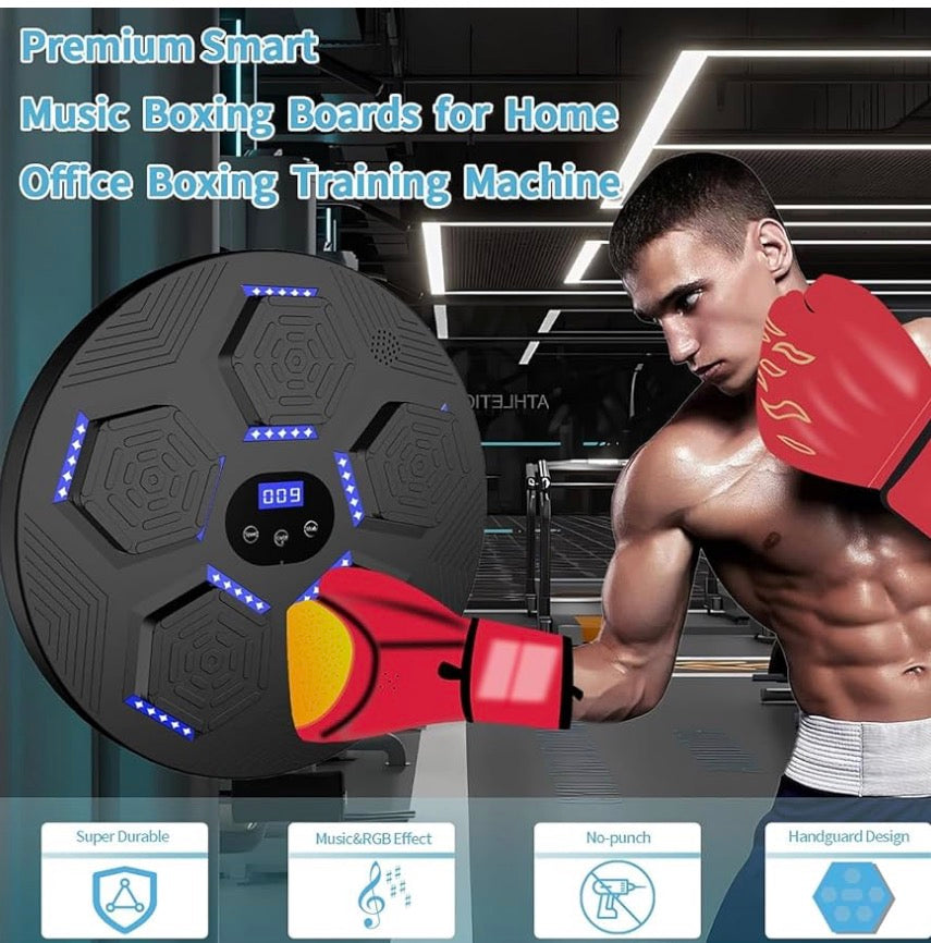 Smart Bluetooth Punching Machine with Light for Home Fitness
